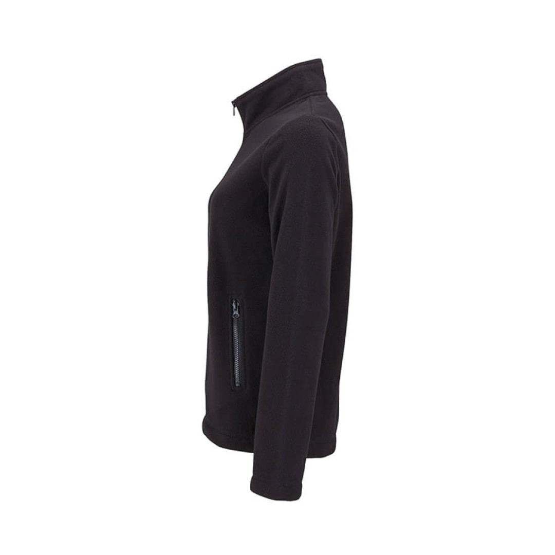 Толстовка на молнии женская NORMAN WOMEN, черный, 2XL, 100% п/э, 220 г/м2