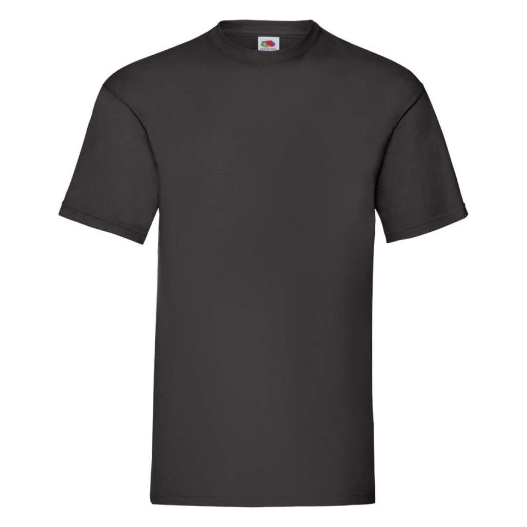 Футболка мужская VALUEWEIGHT T 165, черный_4XL, 100% хлопок