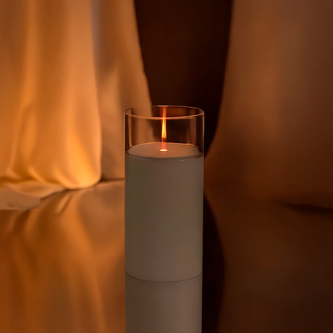 Увлажнитель-ароматизатор CANDLE ультразвуковой, белый