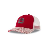 Образец бейсболка с кастомизацией LAB2468, тёмно-синий, белый, лоб 100% хлопок, сетка 100% полиэстер