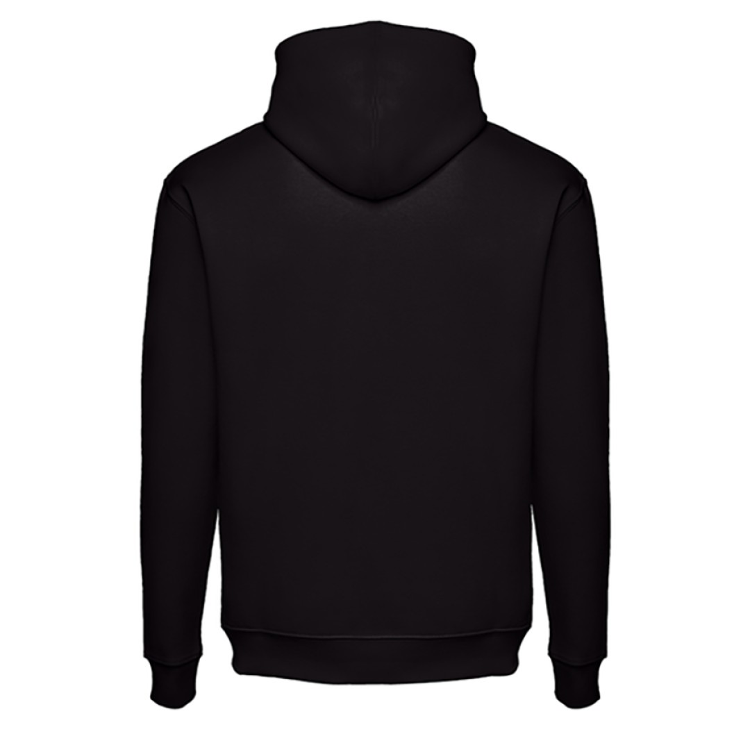 Толстовка мужская с капюшоном PHOENIX, черный, 5XL, 50% хлопок, 50 полиэстер, плотность 320 г/м2