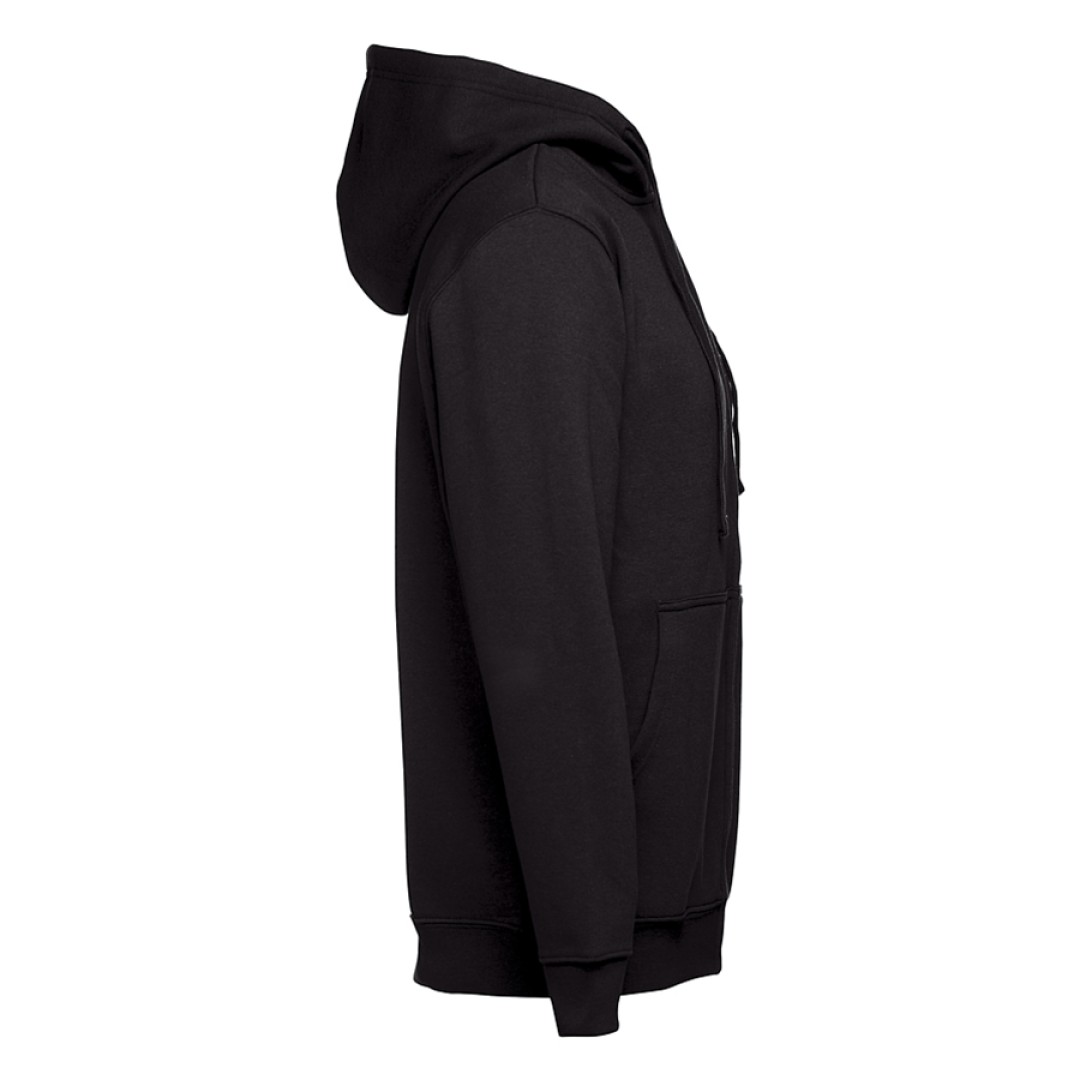 Толстовка мужская с капюшоном на молнии AMSTERDAM, черный, 3XL, 50% хлопок, 50% полиэстер, 320 г/м2