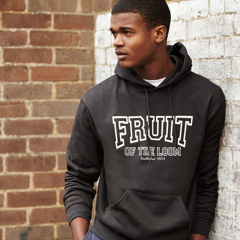 Толстовка "Hooded Sweat", белый_3XL, 80% х/б, 20% п/э, 260 г/м2