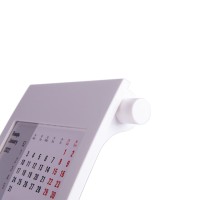 Календарь настольный на 2 года, белый, 18х11 см, пластик, тампопечать, шелкография