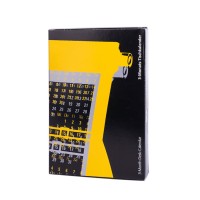 Календарь настольный на 2 года, белый, 18х11 см, пластик, тампопечать, шелкография