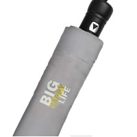 Зонт складной "Reflect", полуавтомат, светоотражающий серый