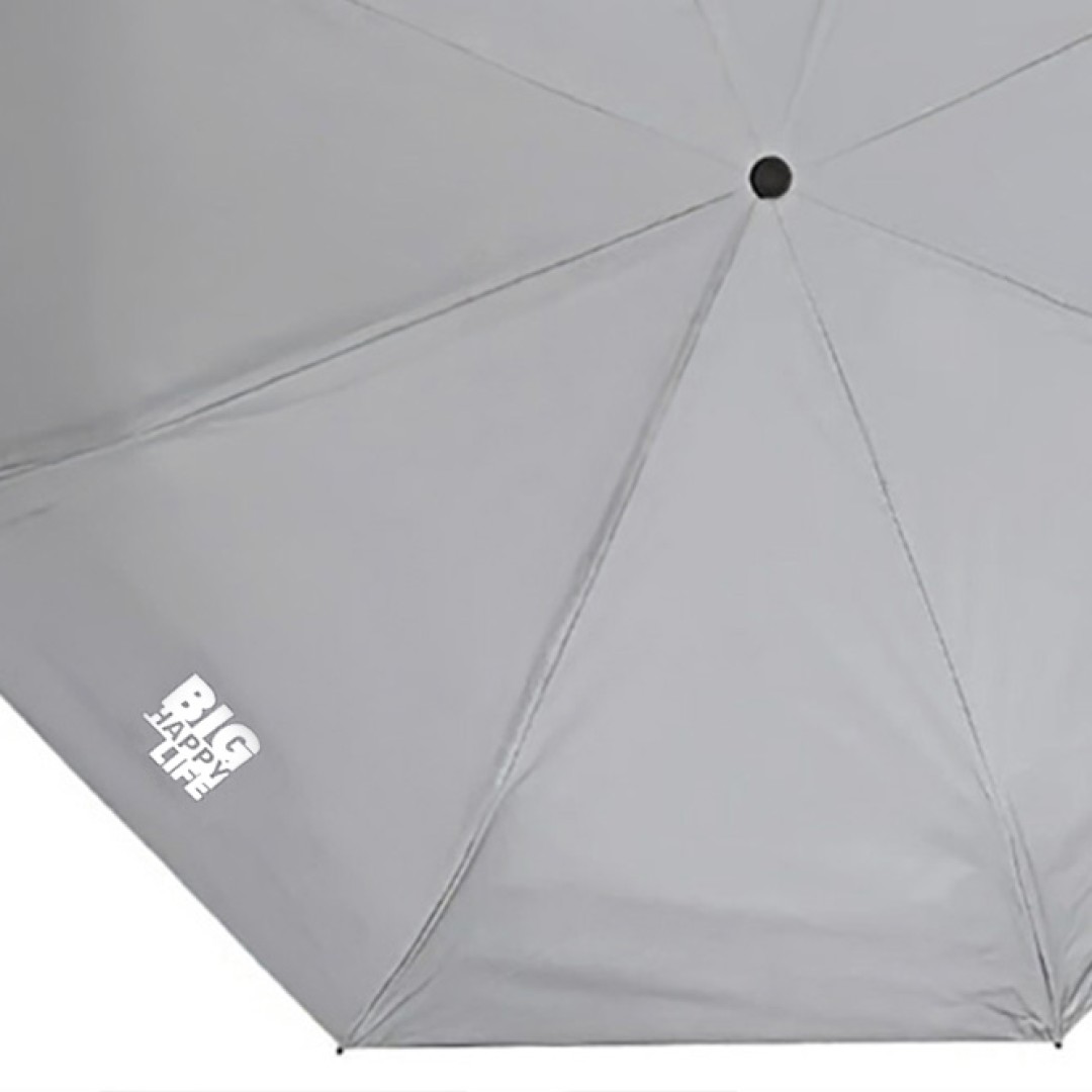 Зонт складной "Reflect", полуавтомат, светоотражающий серый