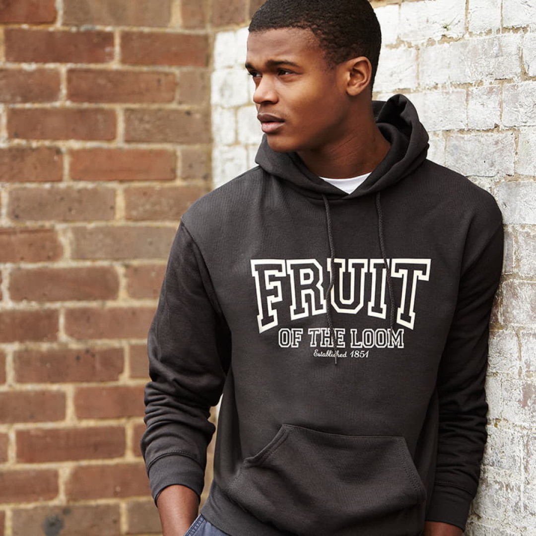 Толстовка мужская "Hooded Sweat", красный_2XL, 80% х/б, 20% п/э, 280 г/м2