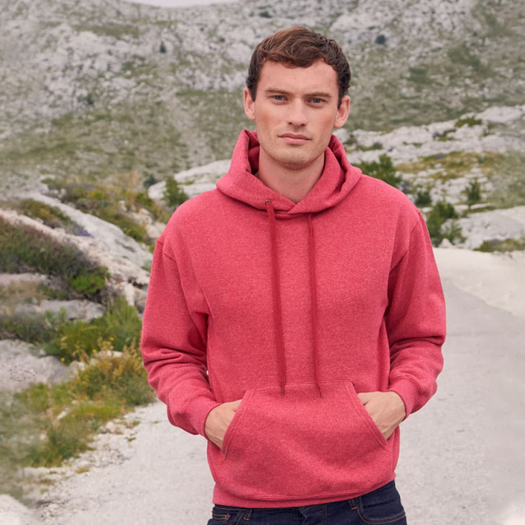 Толстовка "Hooded Sweat", темно-зеленый_M, 80% х/б, 20% п/э, 280 г/м2