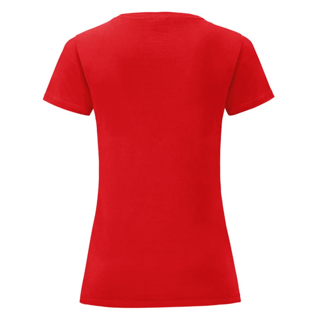 Футболка "Ladies Iconic", красный, S, 100% хлопок, 150 г/м2