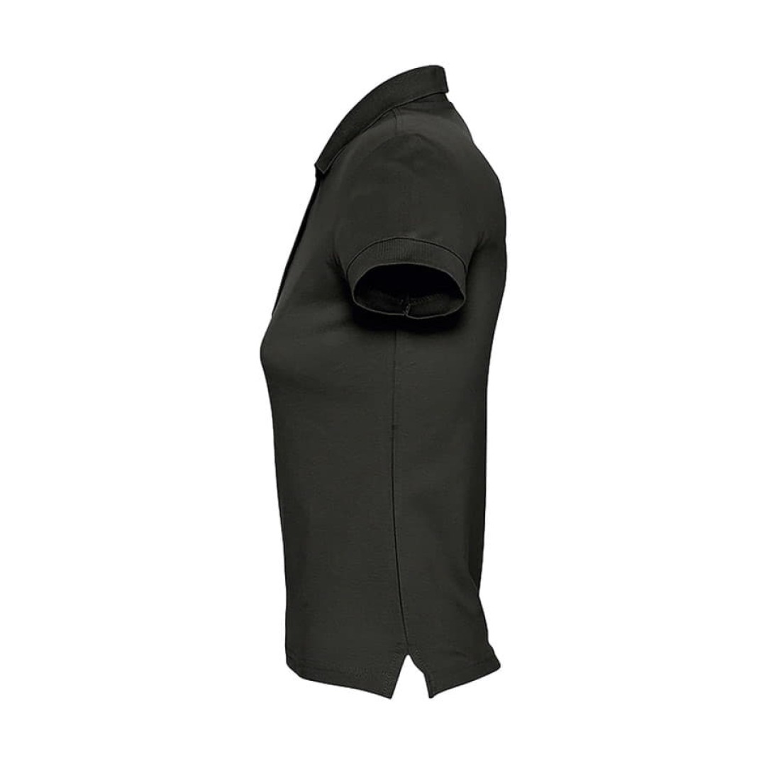 Поло женское PASSION, черный, XL, 100% хлопок, 170 г/м2