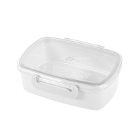 Ланч-бокс FRESH, пластик, 750мл, 18х13х6,1 см, белый