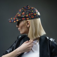 Образец бейсболка CUSTOM MERCH, 5 клиньев, сублимационная печать на ткани, 100% полиэстер, 250 г/м2