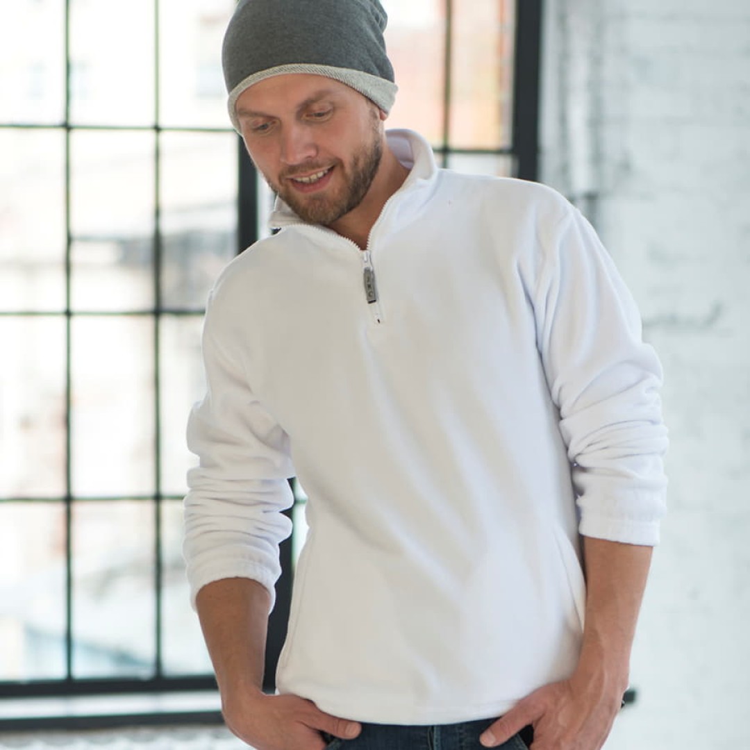 Толстовка мужская "ESTONIA",белый, S, 100% полиэстер, 280 г/м2