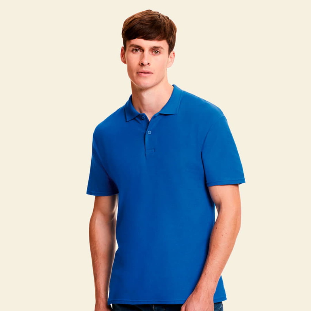 Поло мужское "Original Polo", синий_2XL, 100% хлопок, 185 г/м2
