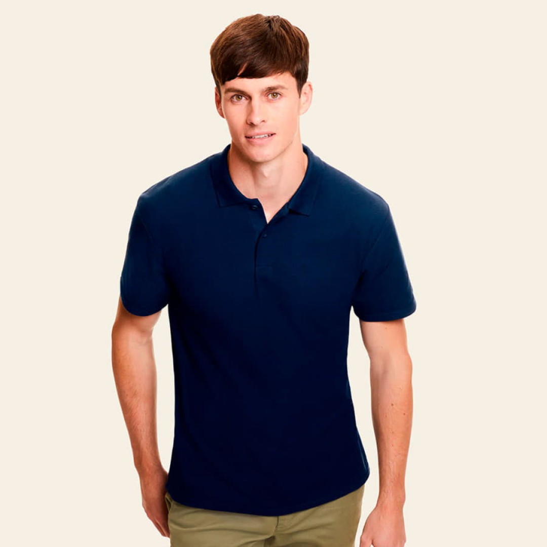 Поло мужское "Original Polo", синий_2XL, 100% хлопок, 185 г/м2