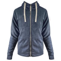 Толстовка женская "CIPRO Lady", синий меланж, 2XL, 65% полиэстер, 35% хлопок, 265 г/м2