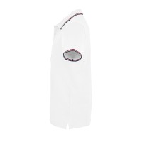 Поло "Prestige men", белый_S, 100% х/б, 200 г/м2