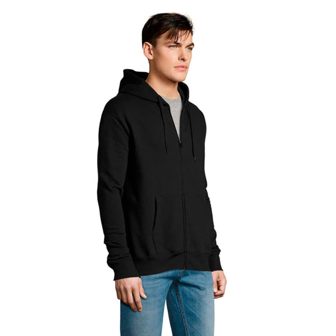 Толстовка SEVEN MEN, черный, L, 50% хлопок, 50% полиэстер, плотность 280 г/м2