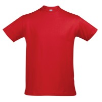 Футболка "First" 150 г/м2, 100% хлопок, красный_S