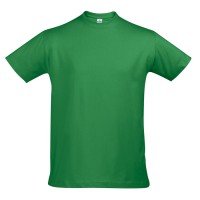 Футболка "First" 150 г/м2, 100% хлопок, ярко-зелёный_L
