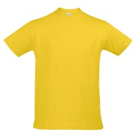 Футболка "First" 150 г/м2, 100% хлопок, жёлтый_L