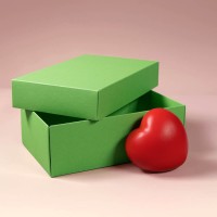 Коробка картонная, "COLOR" 11,5*6*17 см: белый