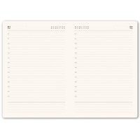 Ежедневник недатированный Shady, А5,  лимонный, кремовый блок в линейку, желтый обрез