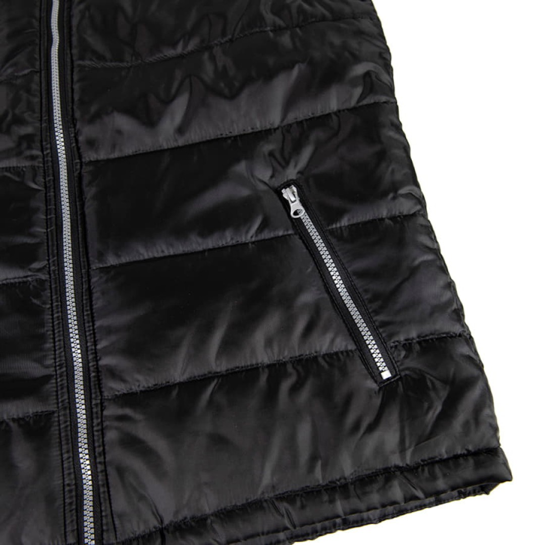 Жилет мужской LAOS, чёрный, 2XL, 100% полиэстер, 180 г/м2