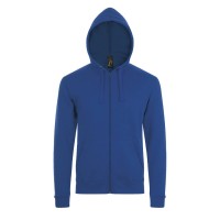 Толстовка мужская на молнии с капюшоном STONE, ярко-синий, 3XL, 50% хлопок, 50% полиэстер, 260 г/м2