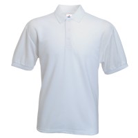 Поло "Mister Style" -170 г/м2, 100% хлопок, белый_XXL