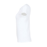 Футболка женская MISS, белый, S, 100% хлопок, 150 г/м2