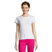 Футболка женская MISS, белый, S, 100% хлопок, 150 г/м2