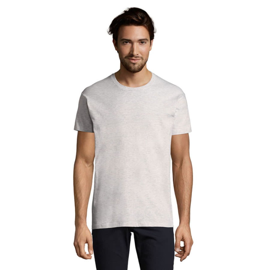 Футболка мужская IMPERIAL, светло-серый меланж, XL, 100% хлопок, 190 г/м2