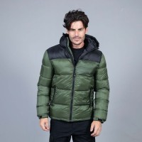 Куртка мужская "SIBERIA", камуфляж серый, чёрный, S, 100% нейлон 40г/м2, наполнитель: 100% полиэстер