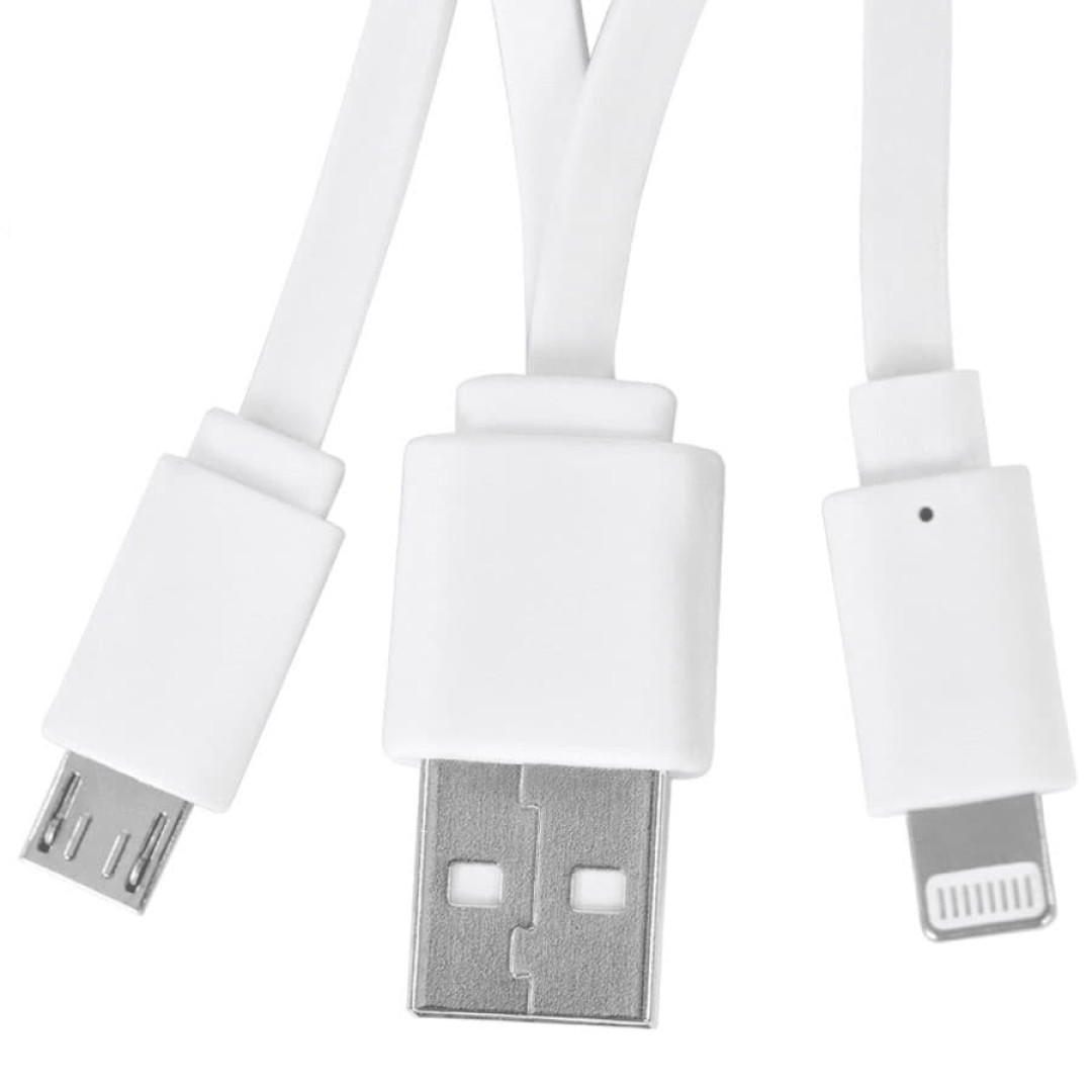 Универсальный аккумулятор "Softi" (5000mAh),белый, 7,5х12,1х1,1см, искусственная кожа, пластик