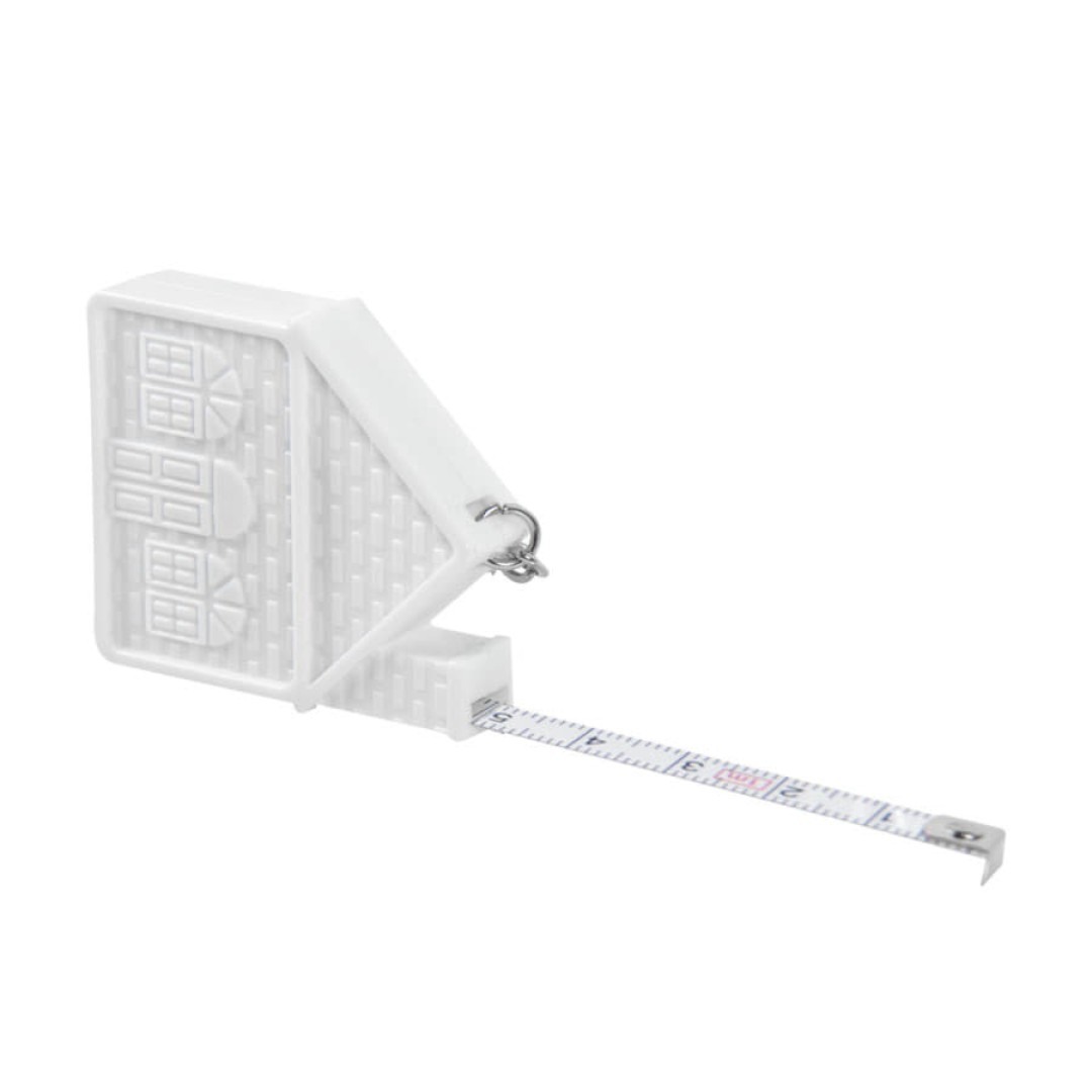 Брелок-рулетка  "Домик" (1 м), 5,1х1,4х4,7 см, пластик