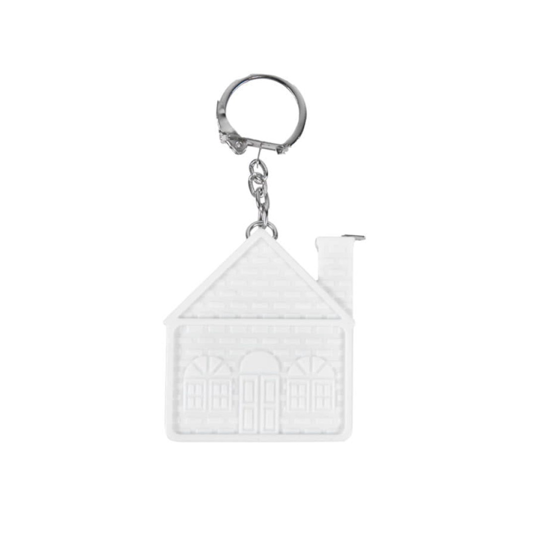 Брелок-рулетка  "Домик" (1 м), 5,1х1,4х4,7 см, пластик