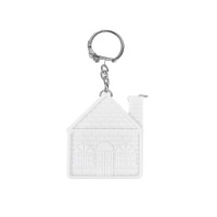 Брелок-рулетка  "Домик" (1 м), 5,1х1,4х4,7 см, пластик