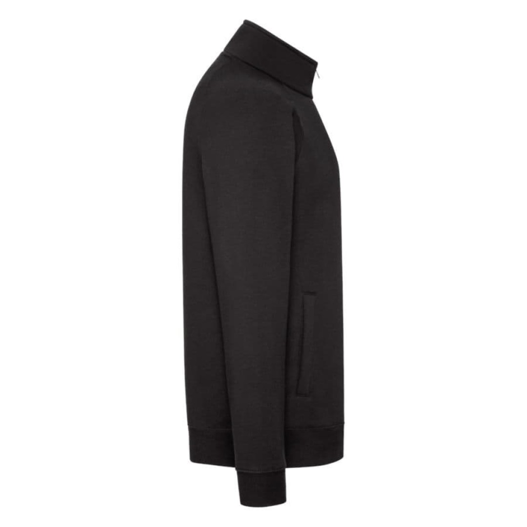 Толстовка "Sweat Jacket", черный_XL, 70% х/б, 30% п/э, 280 г/м2