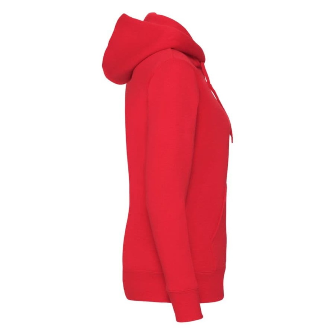 Толстовка "Lady-Fit Hooded Sweat Jacket", красный_XL, 75% х/б, 25% п/э, 280 г/м2