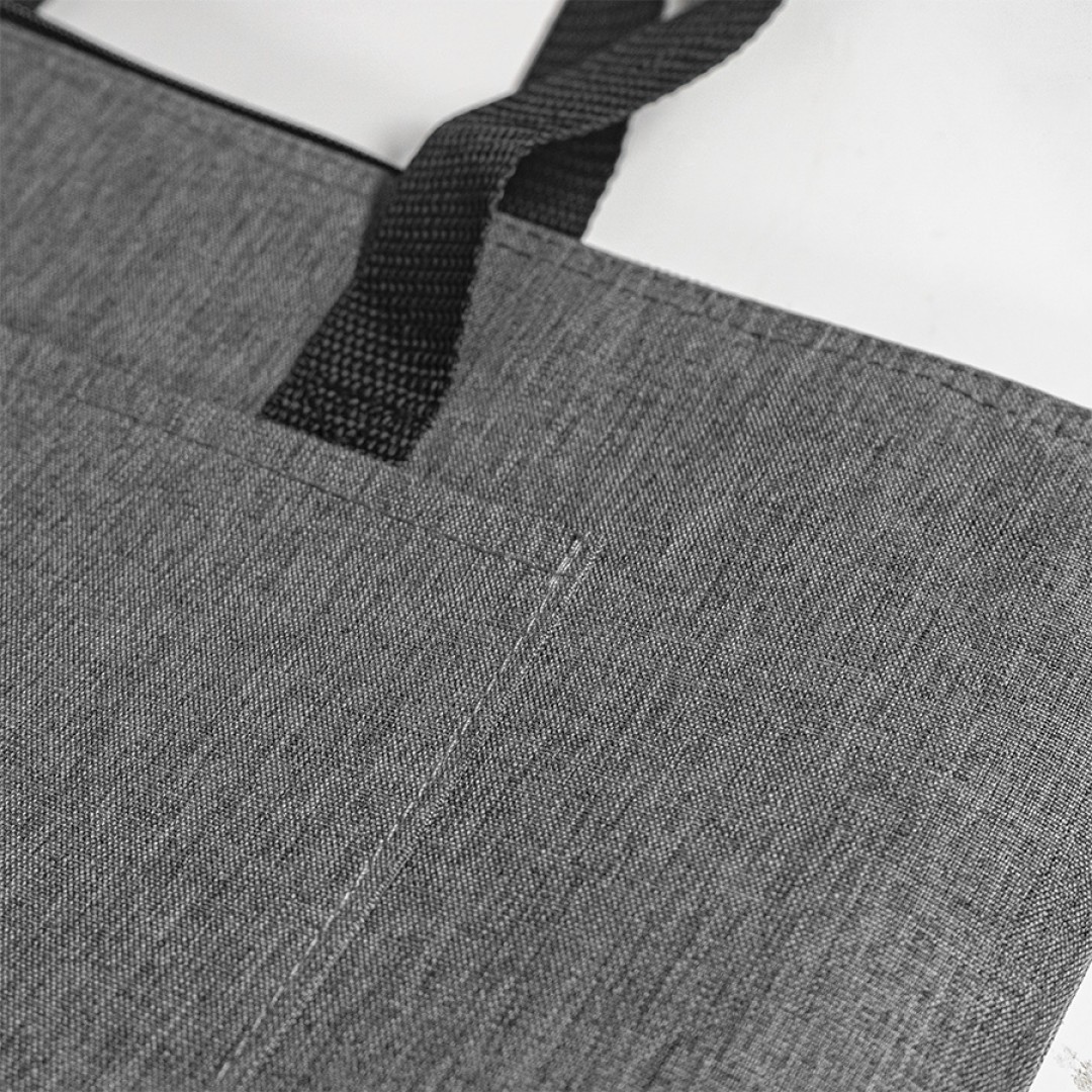 Термосумка "FRESH", серый меланж, 39 x 25 x 16 см, полиэстер 300D