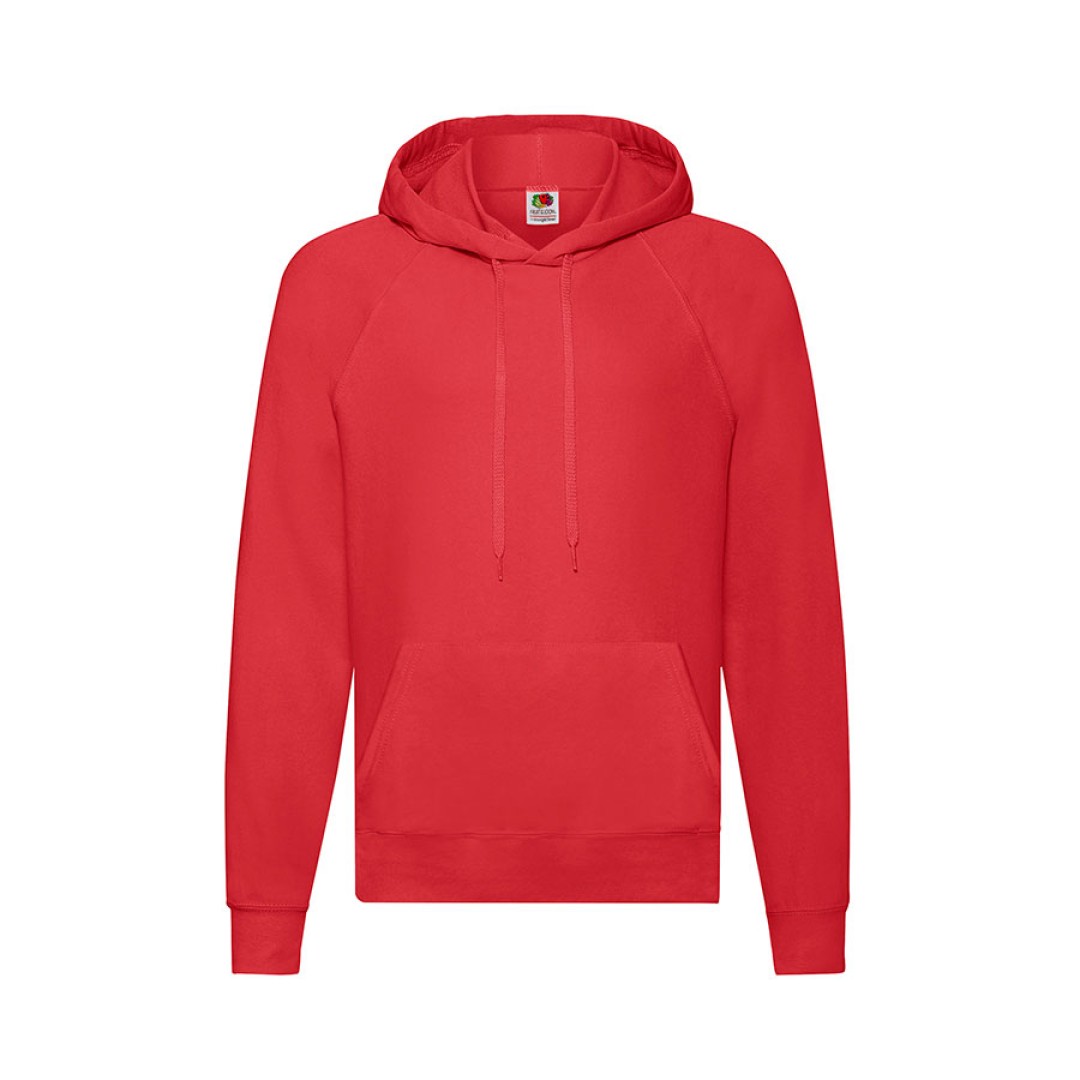 Толстовка мужская "LIGHTWEIGHT", красный_L, 80% хлопок, 20% полиэстер, 240 г/м2