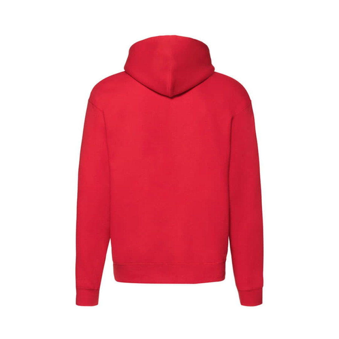 Толстовка мужская "PREMIUM HOODED SWEAT JACKET", красный_M, 70% х/б, 30% п/э, 280 г/м2