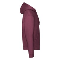 Толстовка "PREMIUM HOODED SWEAT JACKET", бордовый_XL, 70% х/б, 30% п/э, 260 г/м2