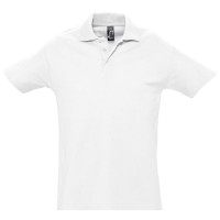 Рубашка поло мужская SPRING II,белый,3XL,100% хлопок, 210/м2