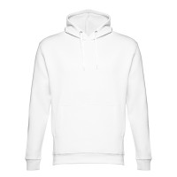 Толстовка мужская с капюшоном PHOENIX, белый, S, 50% хлопок, 50 полиэстер, плотность 320 г/м2