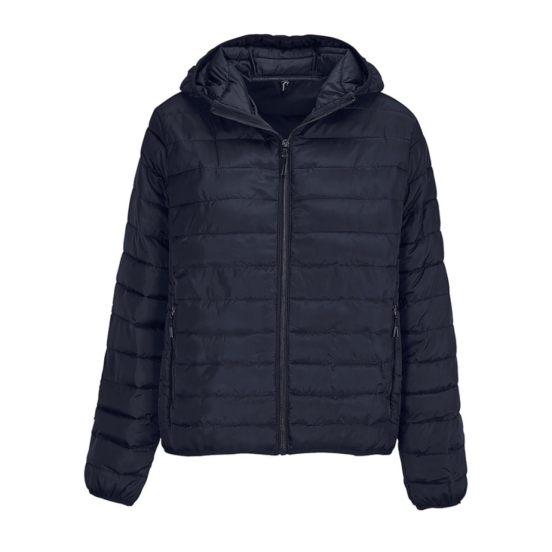 Куртка женская "STREAM HOODED", тёмно-синий, XL, таффета 280 Т, 100% полиэстер