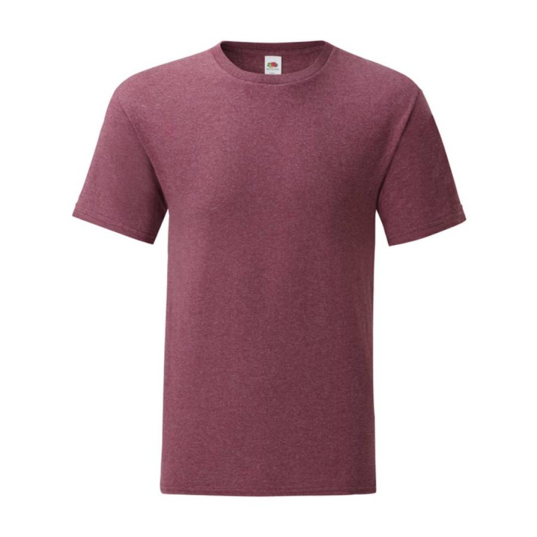 Футболка мужская “Iconic T“, бордовый меланж XL, 52% х/б, 48% п/э, 150 г/м2