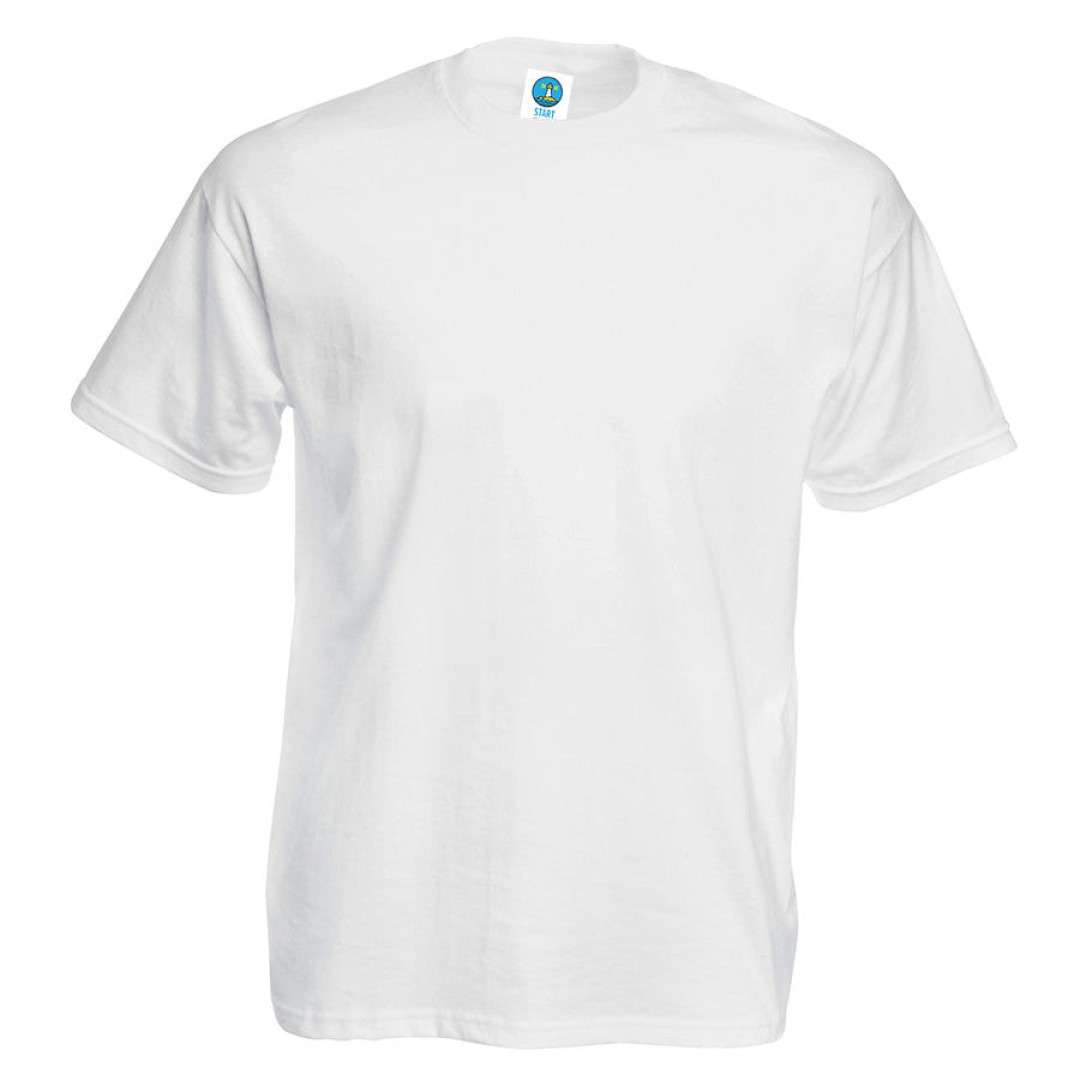 Футболка бесшовная "Start", белый_3XL,  100% х/б, 150 г/м2